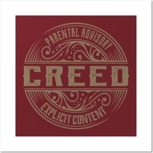 creed vintage ornament Posters and Art